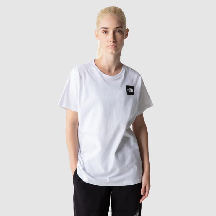 sesongbasert fin kortermet t-skjorte for kvinner V20J1956 hvit The North Face