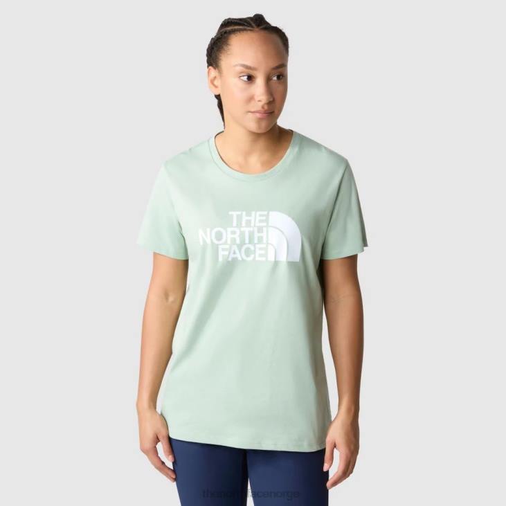 t-skjorte for kvinner V20J580 jadeittgrønn The North Face