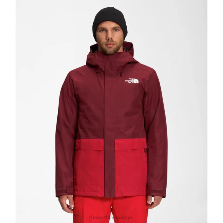 herre clement triclimate jakke V20J3521 cordovan The North Face