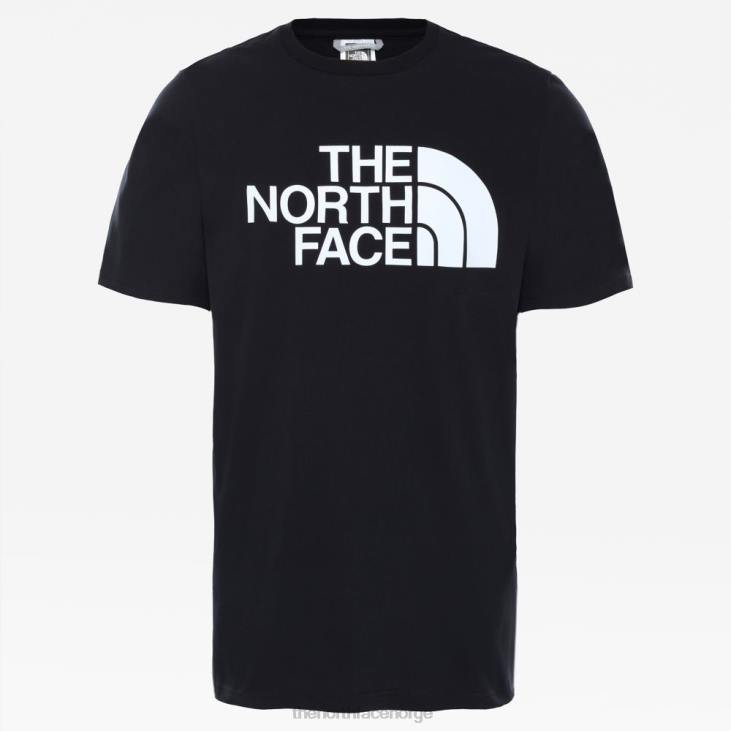 halvkuppel t-skjorte for menn V20J434 svart The North Face